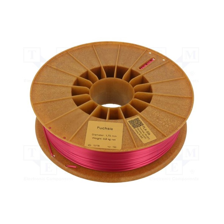 Filamento: PLA SILK 1,75mm fúcsia 195÷225°C 800g