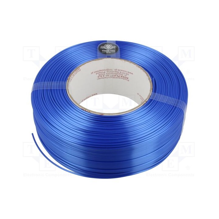 Filamento: PLA SILK 1,75mm azul 195÷225°C 1kg