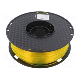 Filamento: PET-G 1,75mm amarelo 220÷260°C 1kg