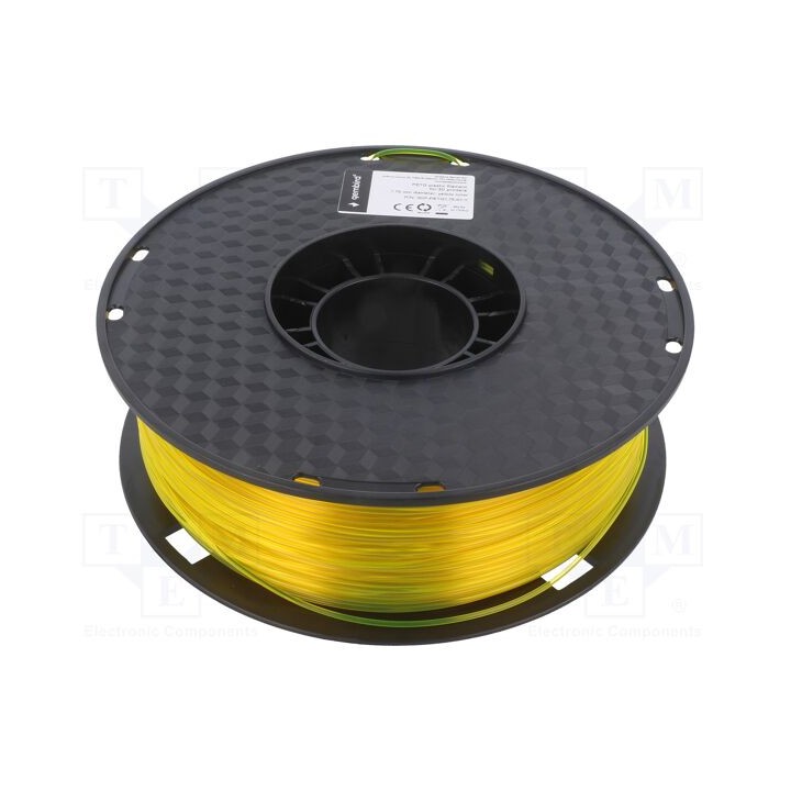 Filamento: PET-G 1,75mm amarelo 220÷260°C 1kg