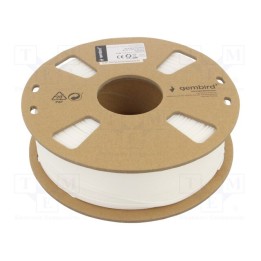 Filamento: PLA+ 1,75mm branca 195÷235°C 1kg
