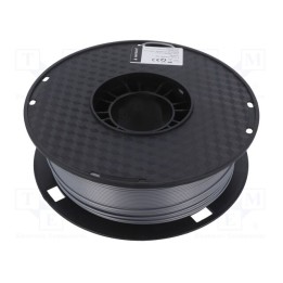Filamento: PLA 1,75mm prateado 190÷220°C 1kg