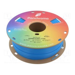 Filamento: PLA 1,75mm translucent cyan 190÷230°C 1kg