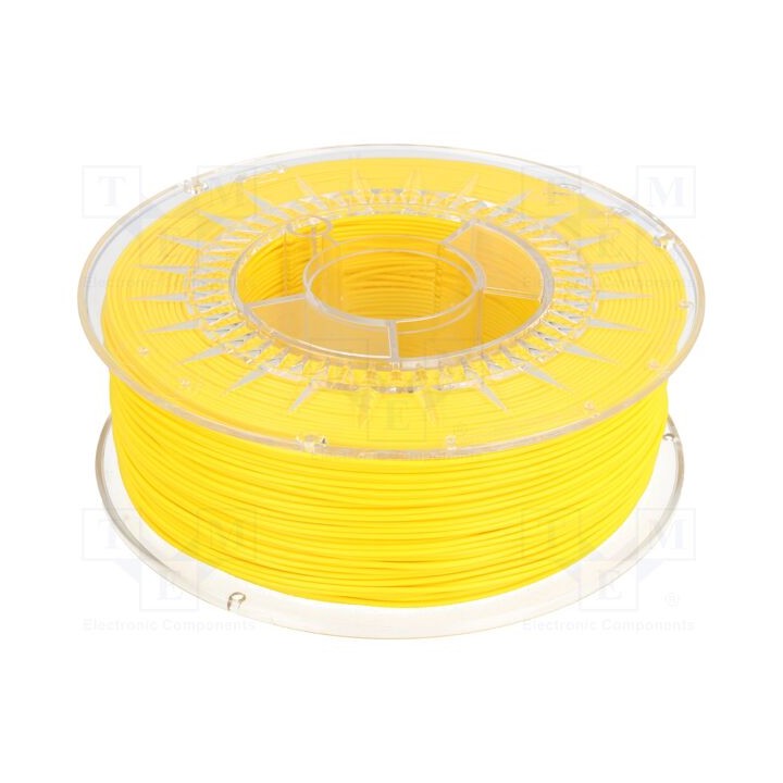Filamento: PLA Ø: 1,75mm amarelo (claro) 200÷235°C 1kg