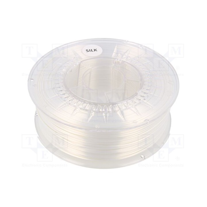 Filamento: SILK Ø: 1,75mm branca 225÷245°C 1kg