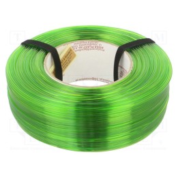 Filamento: PET-G 1,75mm verde claro 220÷250°C 1kg