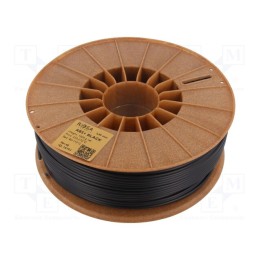 Filamento: ABS+ 2,85mm preta 230÷270°C 1kg