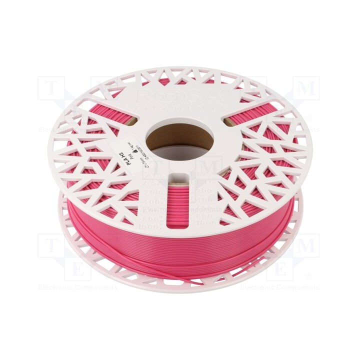 Filamento: PLA High Speed 1,75mm cor-de-rosa 180÷240°C 1kg