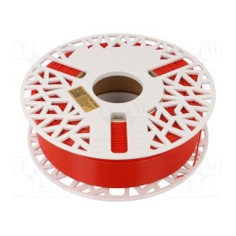 Filamento: PLA High Speed 1,75mm vermelho 180÷240°C 1kg
