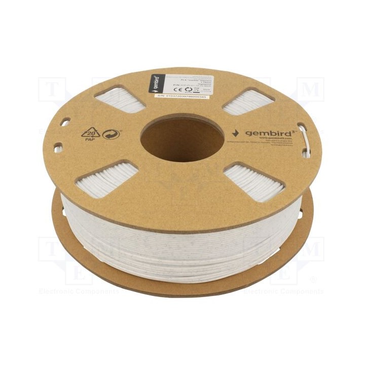 Filament: PLA 1.75mm marble 190÷220°C 1kg