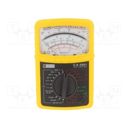 Multímetro analógico VDC: 100mV,1V,3V,10V,30V,100V,300V,1kV