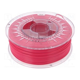 Filamento: PLA Ø: 1,75mm cor-de-rosa claro 200÷235°C 1kg