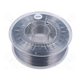 Filamento: SILK Ø: 1,75mm prateado 225÷245°C 1kg