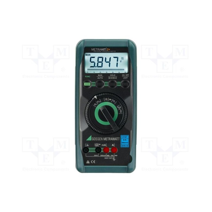 Multímetro digital LCD 3 6/7 dígitos 2x/s True RMS 100÷1kHz