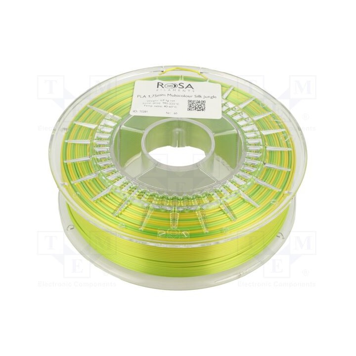Filamento: PLA Multicolour 1,75mm jungle 195÷225°C 800g