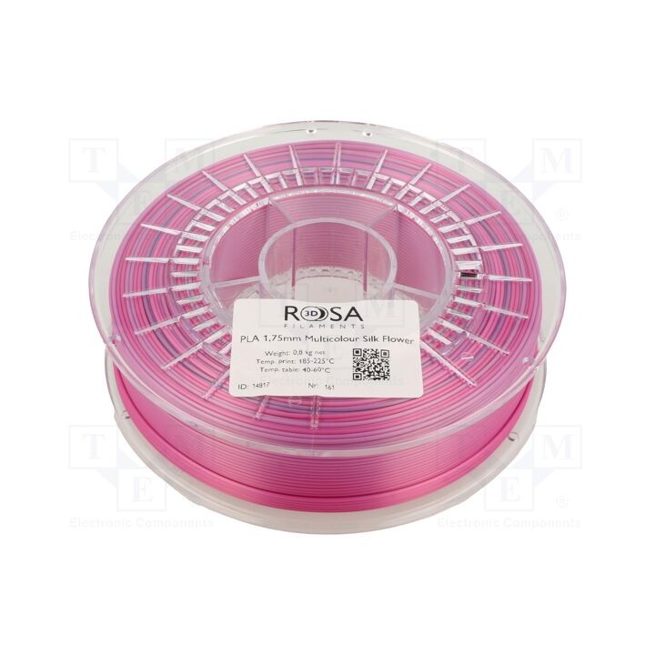 Filamento: PLA Multicolour 1,75mm flower 195÷225°C 800g