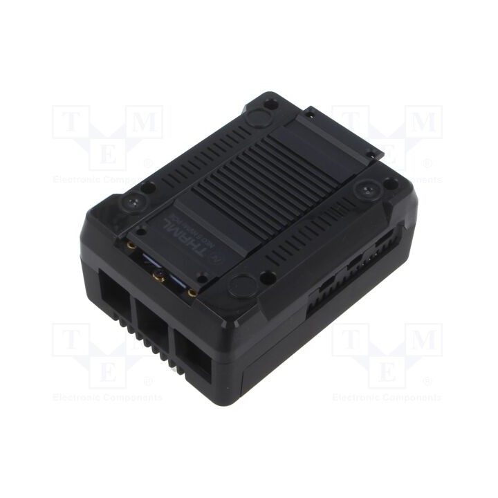 Caixa: para computador Raspberry Pi 5 preta