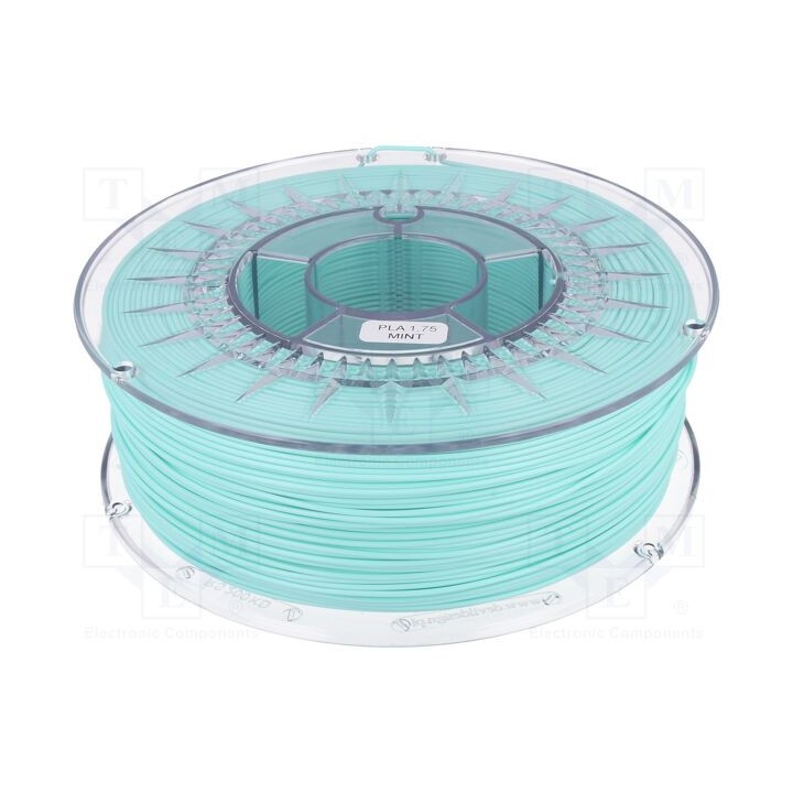 Filamento: PLA Ø: 1,75mm hortelã 200÷235°C 1kg
