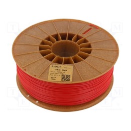 Filamento: ABS+ 1,75mm vermelho 230÷270°C 1kg