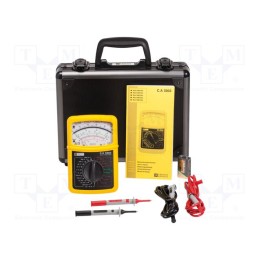Multímetro analógico VDC: 100mV,1V,3V,10V,30V,100V,300V,1kV