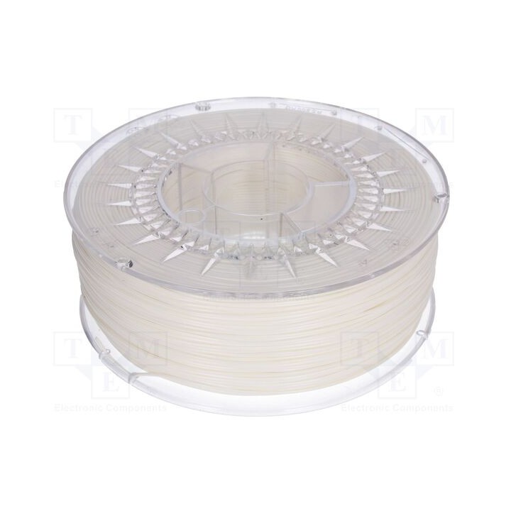 Filamento: ABS+ Ø: 1,75mm branca 230÷240°C 1kg