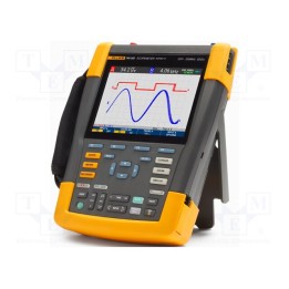 Escopómetro 200MHz 8bit a cores,LCD Ch: 2 2,5Gsps 10kpts/ch