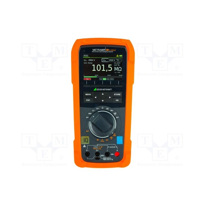 Multímetro digital Bluetooth,WLAN a cores,LCD TFT 3,5" IP52
