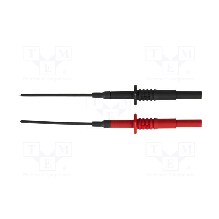 Conjunto de sondas de medição preta,vermelho 1A Ø: 2,3mm