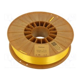 Filamento: PLA SILK 1,75mm amarelo 195÷225°C 800g