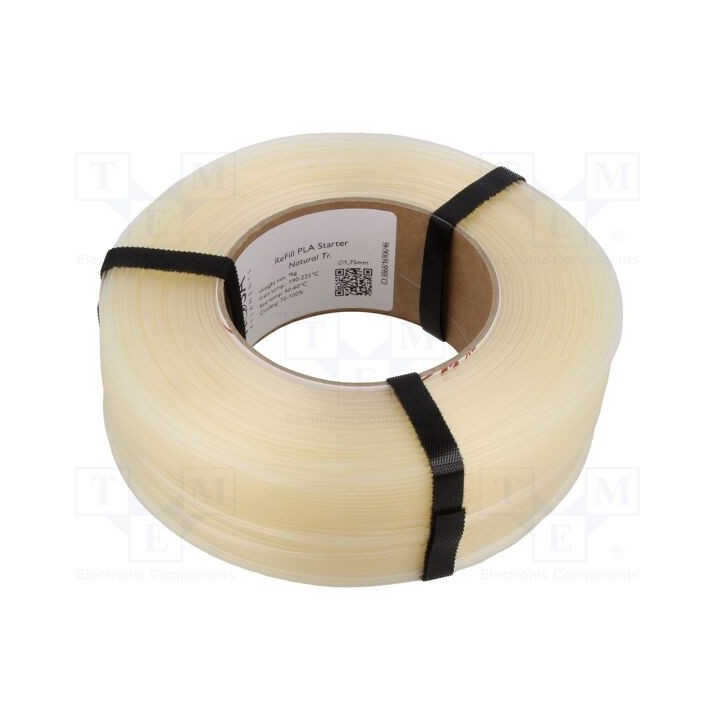 Filamento: PLA 1,75mm natural (transparente) 190÷225°C 1kg