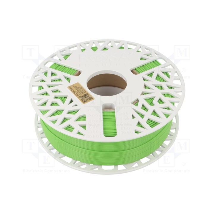 Filamento: PLA High Speed 1,75mm verde 180÷240°C 1kg