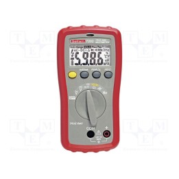 Multímetro digital LCD 3,75 dígitos (6000) 3x/s True RMS AC