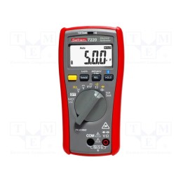 Multímetro digital Bluetooth LCD (6000) 3x/s VDC: 600mV,1kV