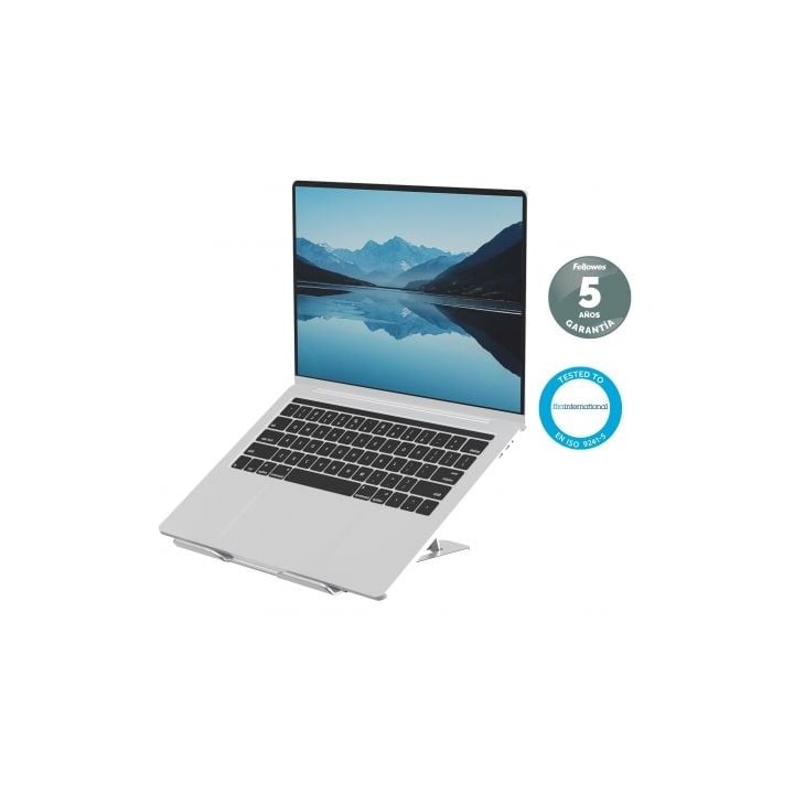 FELLOWES Elevador Portátil Alumia Plata 15"