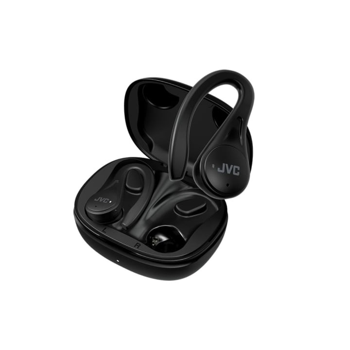 Auriculares Bluetooth JVC HA-EC25T con estuche de carga/ Autonomía 7.5h/ Negros