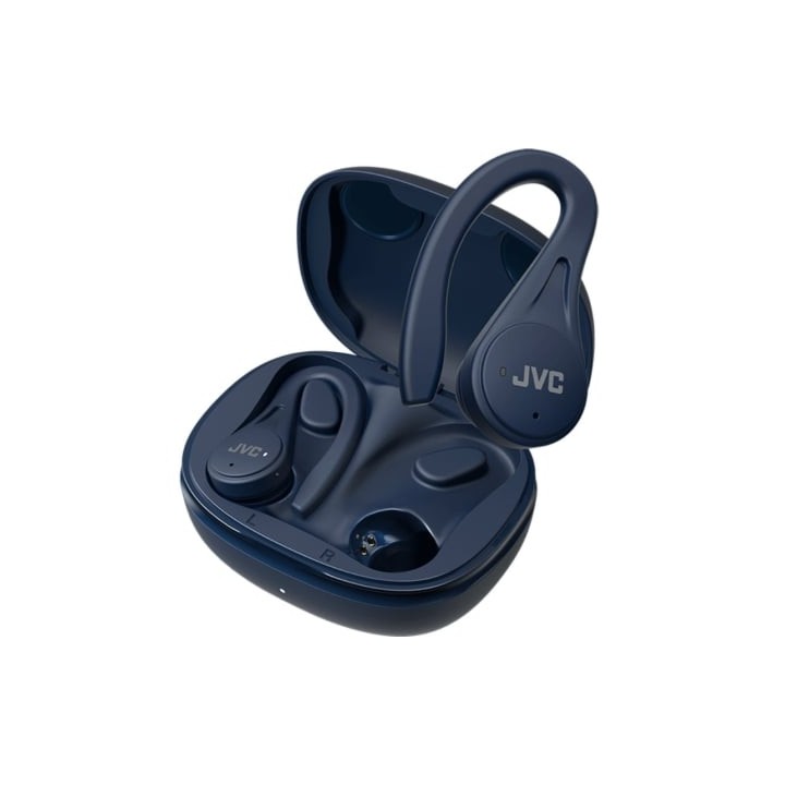 Auriculares Bluetooth JVC HA-EC25T con estuche de carga/ Autonomía 7.5h/ Azules