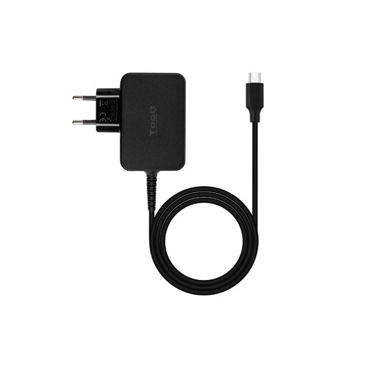 Cargador de Portátil GaN TooQ TQLC-USBCGAN45PD USB Tipo-C/ 45W/ Automático/ Voltaje 5-20V