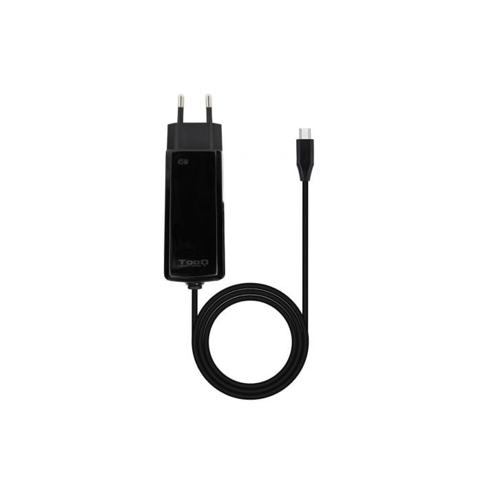 Tooq Cargador portátil GAN USB-C PD 45W Cúbico
