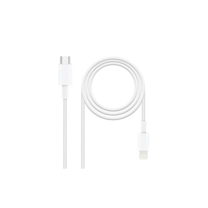 Nanocable Cable Lightning a USB-C 0,5 metros