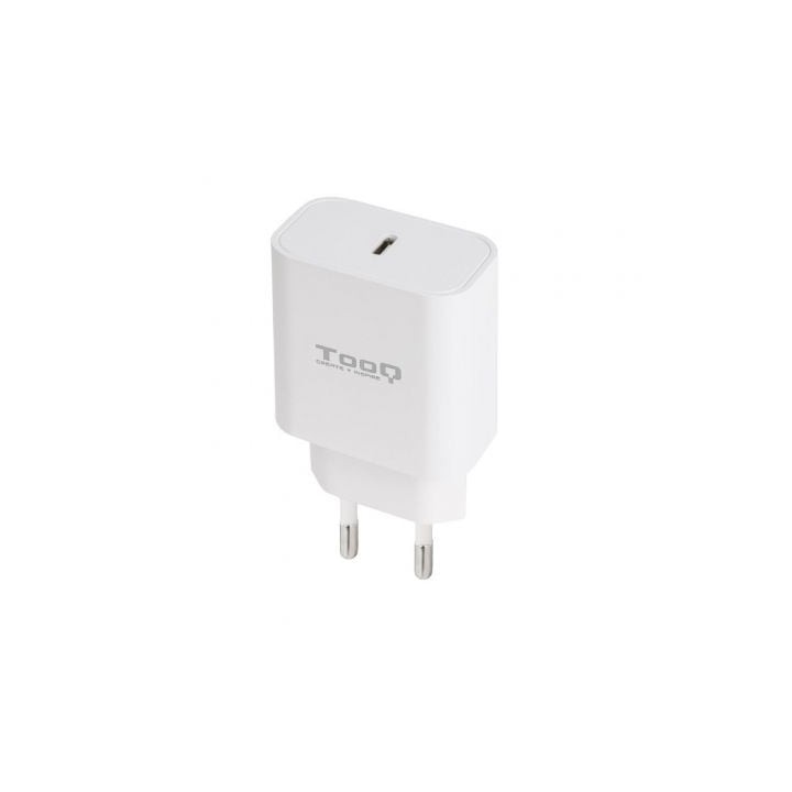 Tooq Cargador pared USB-C PD3.0 20W Blanco
