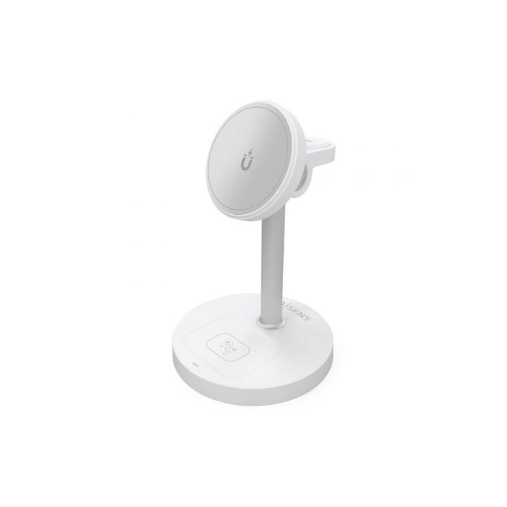 Aisens Cargador Inalámbrico USBC 15W 3 en 1 Blanco