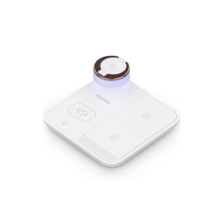 Base de carga Inalámbrica Aisens ASCH-15W4WC061-W/ 15W/ Blanco