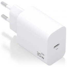 Aisens Cargador GaN 30W 1xUSB-C PD3.0 Blanco
