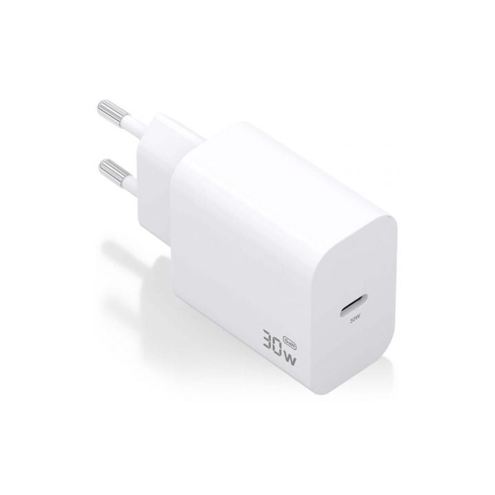 Aisens Cargador GaN 30W 1xUSB-C PD3.0 Blanco