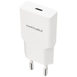 Nanocable Cargador USB-C/PD 30W Blanco