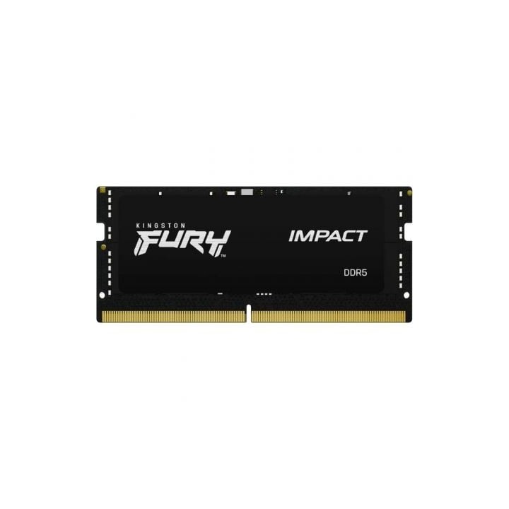 Memoria RAM Kingston FURY Impact 16GB/ DDR5/ 5600MHz/ 1.1V/ CL40/ SODIMM