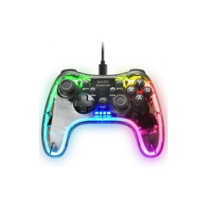 MARS GAMING GAMEPAD MGP-C NEON PC MAC PS3, ANDROID