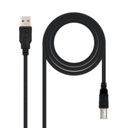 Nanocable Cable USB 2.0 Tipo A - B 1.8 M Negro