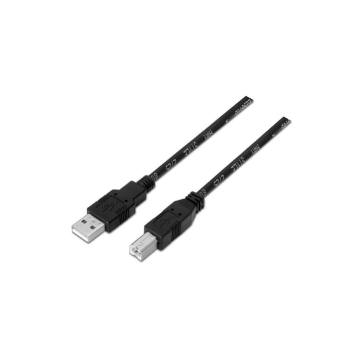 Aisens Cable USB 2.0 tipo A/M-B/M 1.8m