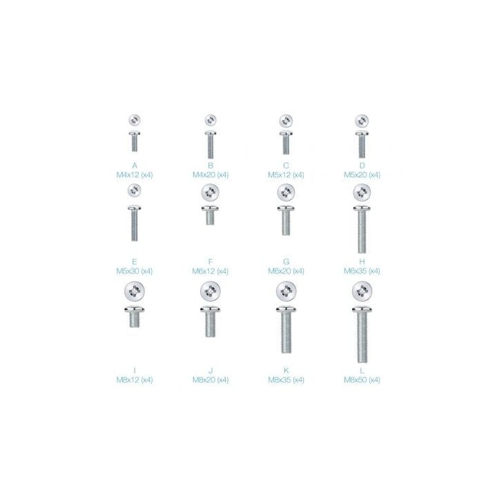 Kit de Montaje Universal TooQ SSK4820 para pantallas con Tornillería